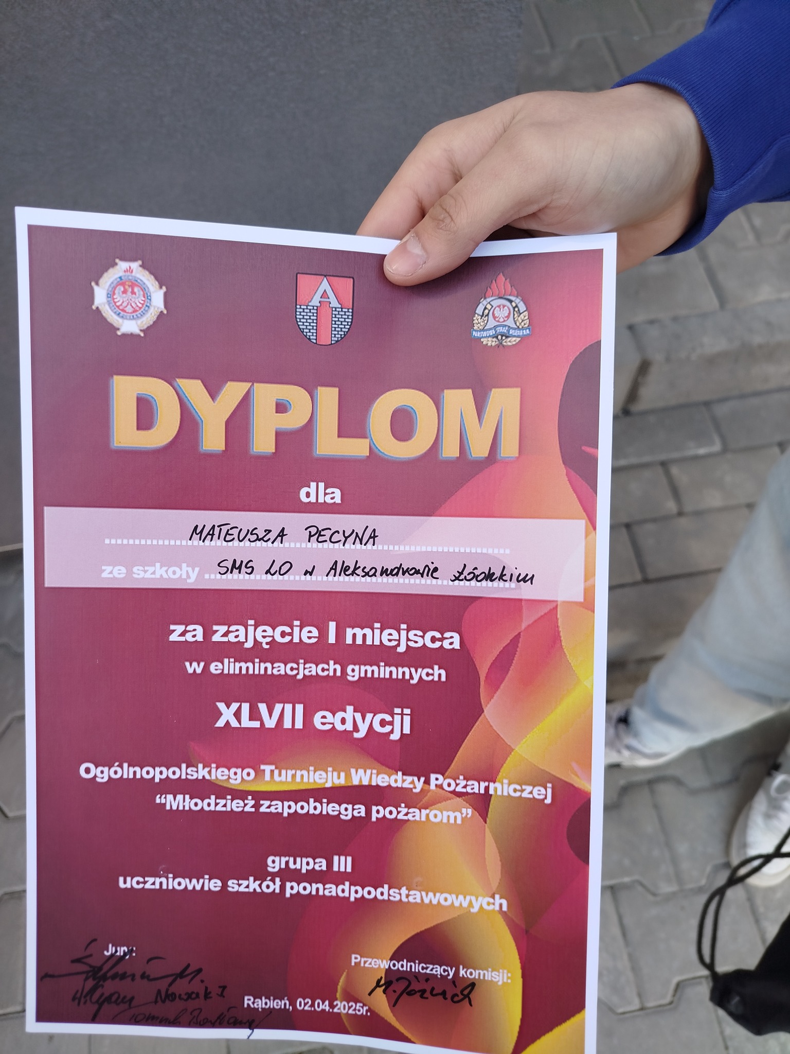Mateusz Pecyna najlepszy!